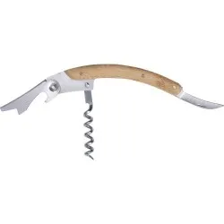 Set à vin personnalisé en bambou pour entreprises - Leonie Matières : bois Couleurs : jaune 2