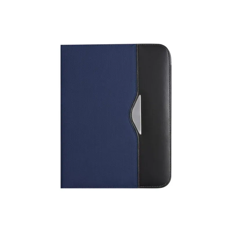 Conférencier A4 personnalisé en polyester 600D - Ivo Couleurs : rouge personnalisable avec votre logo