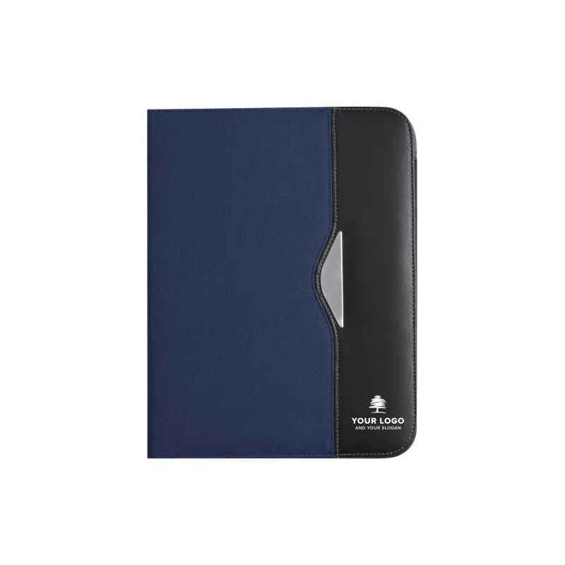 Conférencier A4 personnalisé en polyester 600D - Ivo Couleurs : rouge objet promotionnel éco-responsable