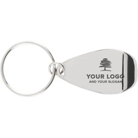 Porte-clés Décapsuleur Pratique et Personnalisé - Alma Couleurs : jaune personnalisable avec votre logo