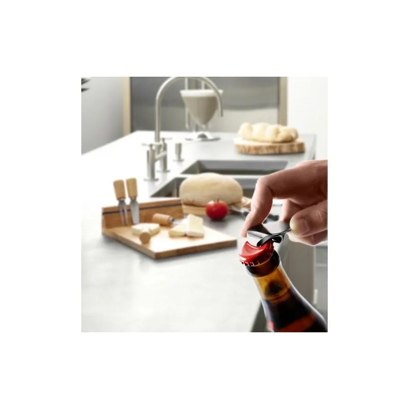 Porte-clés Décapsuleur Pratique et Personnalisé - Alma Couleurs : jaune impression haute définition