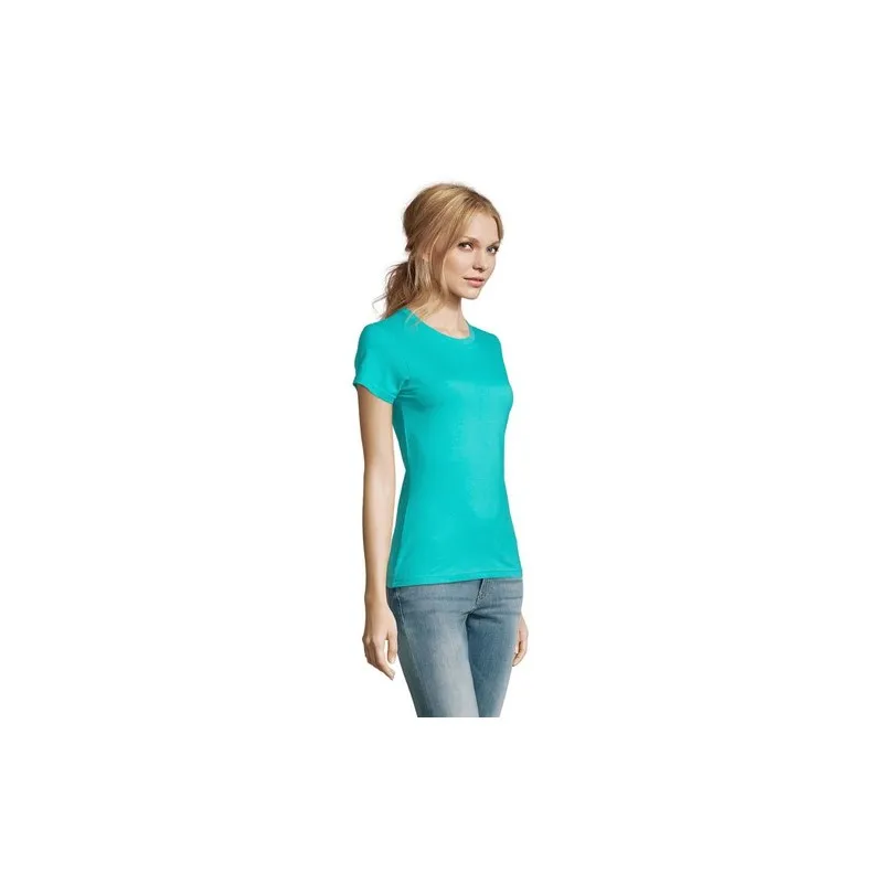 T-Shirt Femme Personnalisé 190g Confort et Style - Imperial Women Matières : coton Taille textile : XL Couleurs : écru objet pub