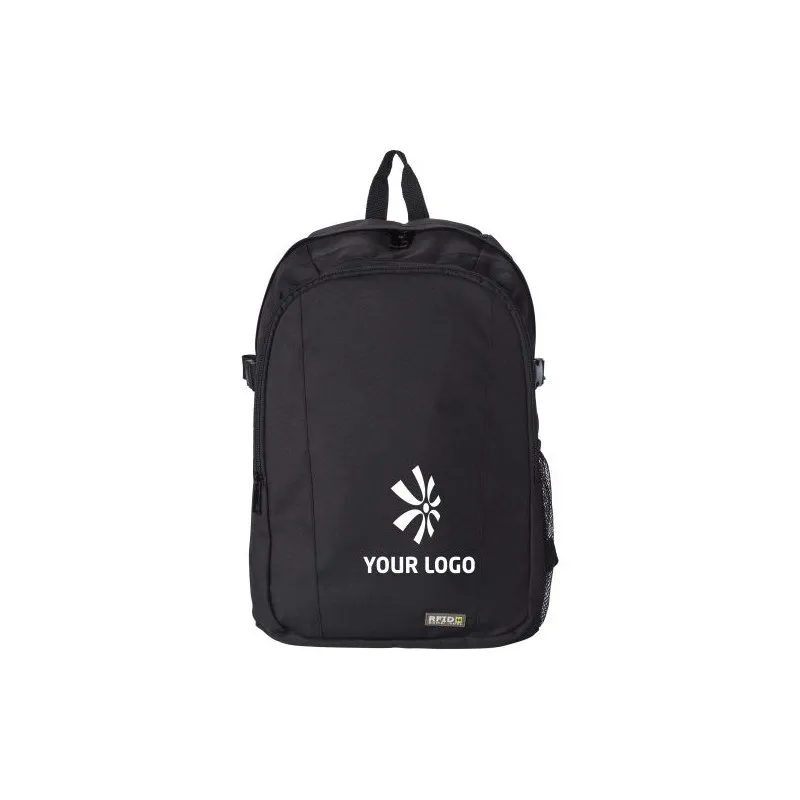 Sac à dos personnalisé en polyester RFID pour ordinateur Marley Couleurs : jaune goodies publicitaire événementiel