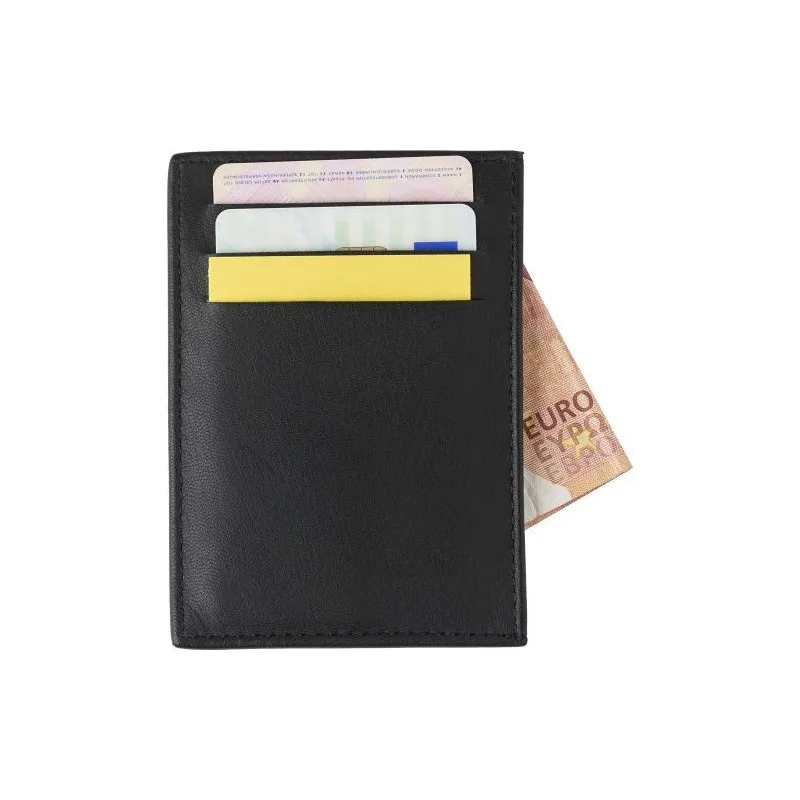 Porte-cartes RFID en cuir Logan