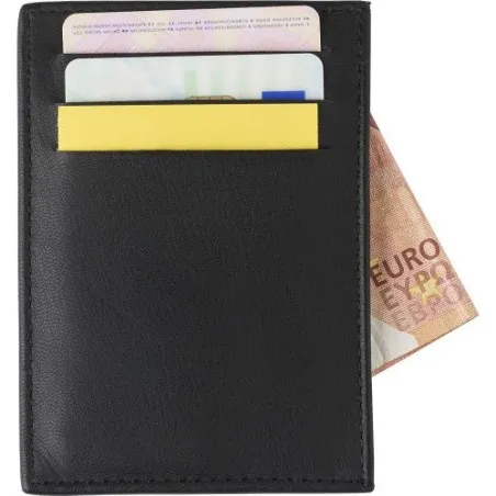 Porte-cartes RFID en cuir Logan