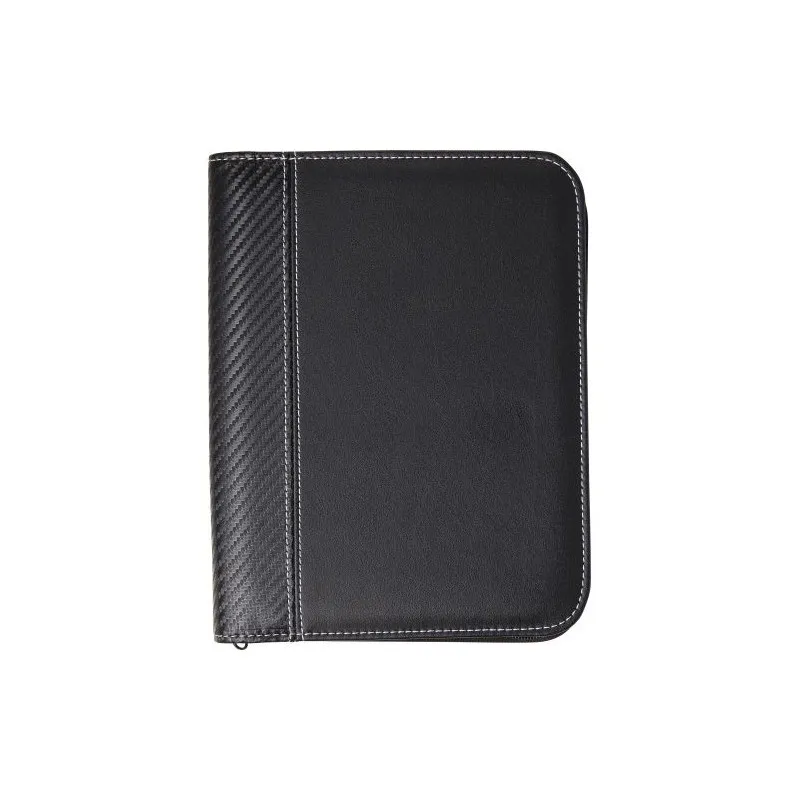 Conférencier zippé personnalisé en PU A5 Therese Matières : polyester Taille textile : M Couleurs : jaune cadeau entreprise pas 