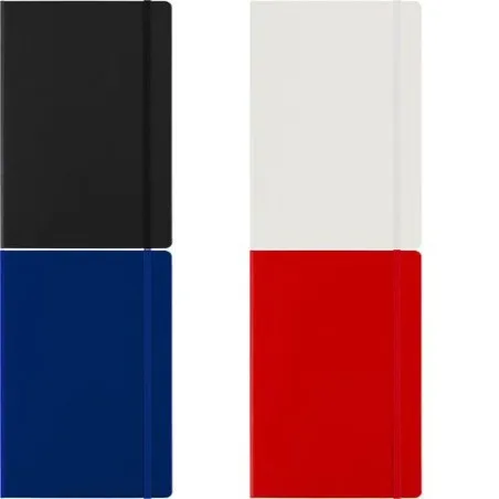 Carnet A5 Élégant de 128 pages lignées - Chanelle Matières : polyester Taille textile : XL Couleurs : bleu livraison express 24h