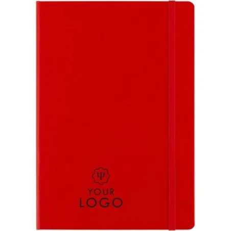 Carnet A5 Élégant de 128 pages lignées - Chanelle Matières : polyester Taille textile : M Couleurs : noir cadeau collaborateur p