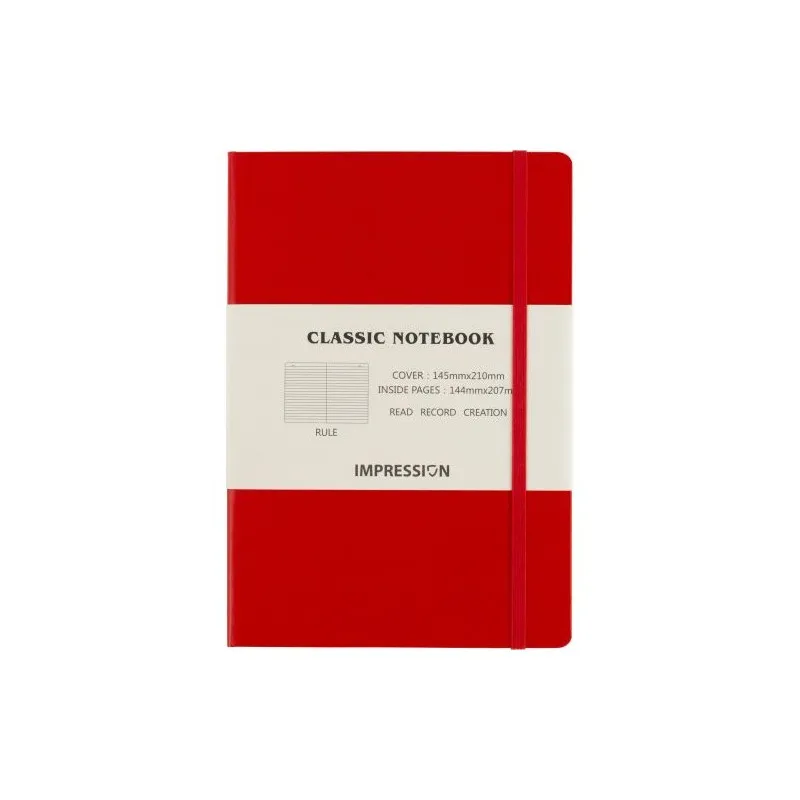 Carnet A5 Élégant de 128 pages lignées - Chanelle Matières : polyester Taille textile : M Couleurs : noir marquage couleur éclat