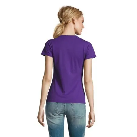 T-Shirt Femme Personnalisé 190g Confort et Style - Imperial Women Matières : coton Taille textile : XL Couleurs : rose bonbon pe