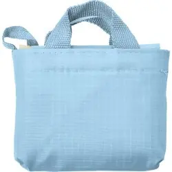 Sac Shopping Pliable Écologique Personnalisé - Wes Matières : polyester Taille textile : M Couleurs : bleu marine 2