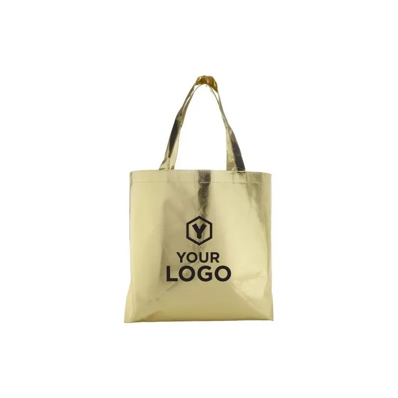 Sac Écologique en Non-Tissé Laminé Personnalisé - Johnathan Matières : polyester Taille textile : XXL Couleurs : noir cadeau ent