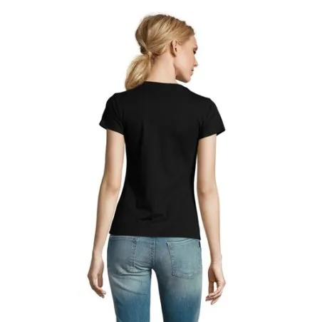 T-Shirt Femme Personnalisé 190g Confort et Style - Imperial Women Matières : coton Taille textile : XL Couleurs : gris chiné obj
