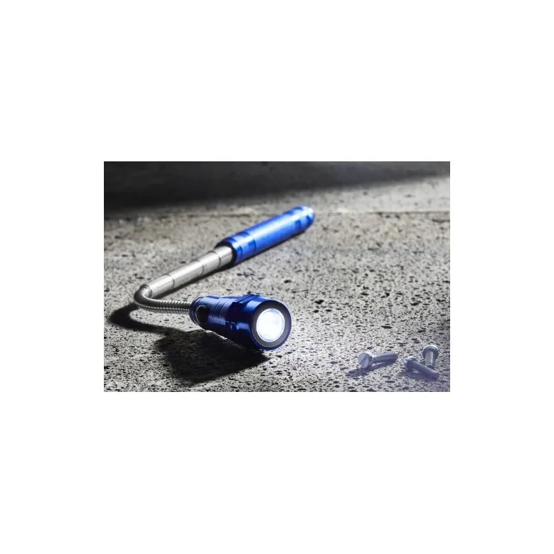 Torche flexible téléscopique personnalisée Aya Matières : polypropylène (PP) Couleurs : rouge impression logo haute qualité