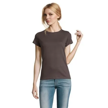 T-Shirt Femme Personnalisé 190g Confort et Style - Imperial Women Matières : coton Taille textile : L Couleurs : vert prairie ob