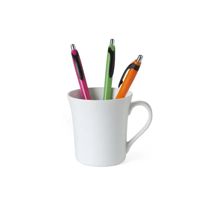 Stylo bille publicitaire en plastique, Thiago Couleurs : fuchsia cadeau entreprise pas cher