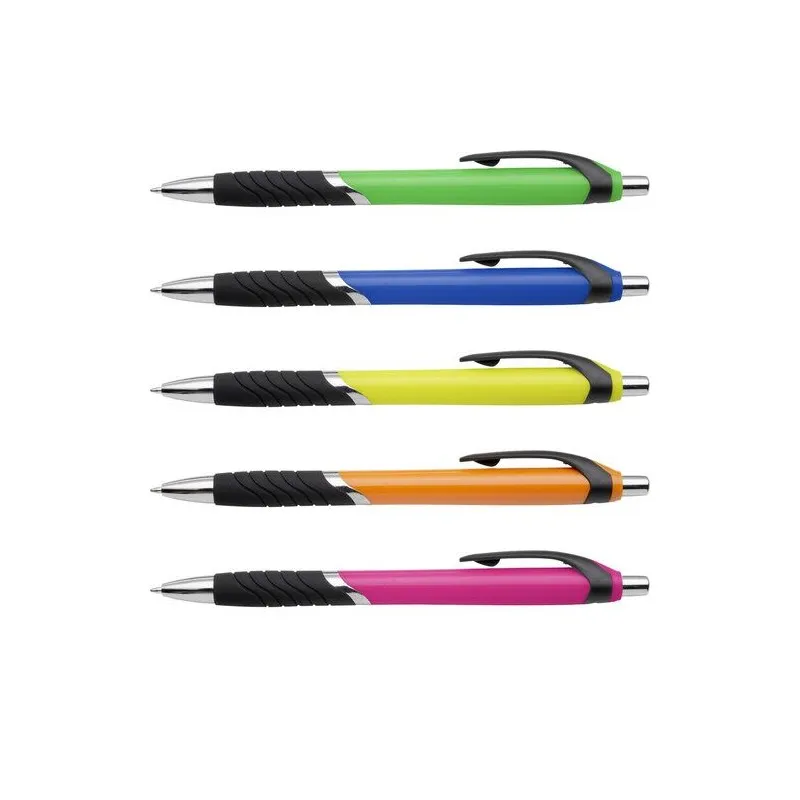 Stylo bille publicitaire en plastique, Thiago Couleurs : bleu livraison express 24h 48h