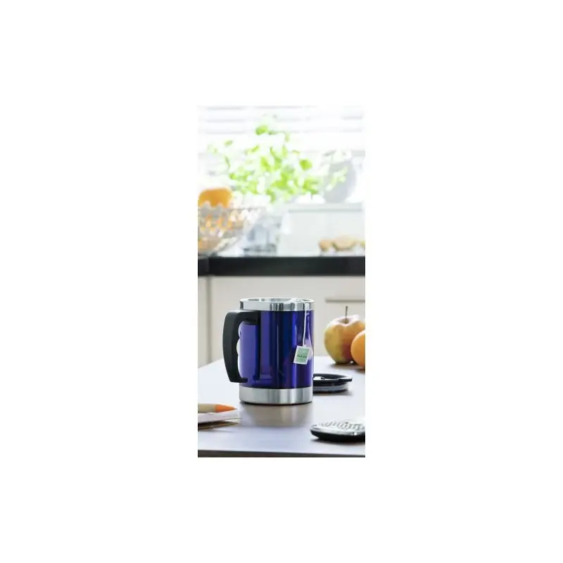 Mug isotherme en acier inoxydable personnalisable Gabi Matières : PU Couleurs : fuchsia cadeau collaborateur premium