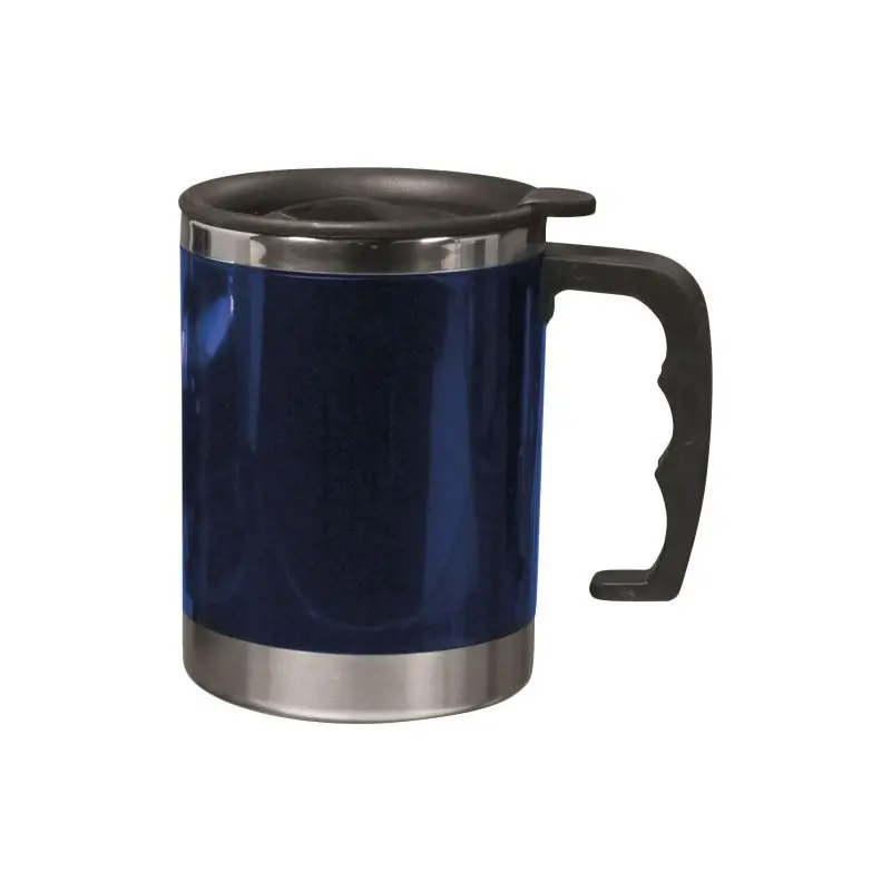 Mug isotherme en acier inoxydable personnalisable Gabi Matières : PU Couleurs : vert clair marquage laser ultra précis