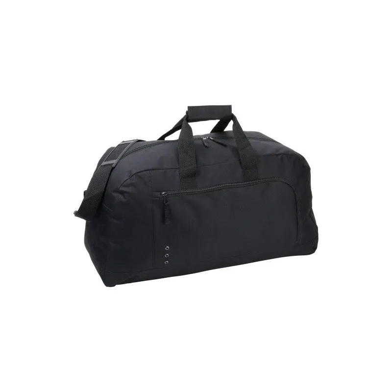 Sac de sport personnalisé en polyester Antoinette Matières : céramique Couleurs : bleu clair cadeau collaborateur premium