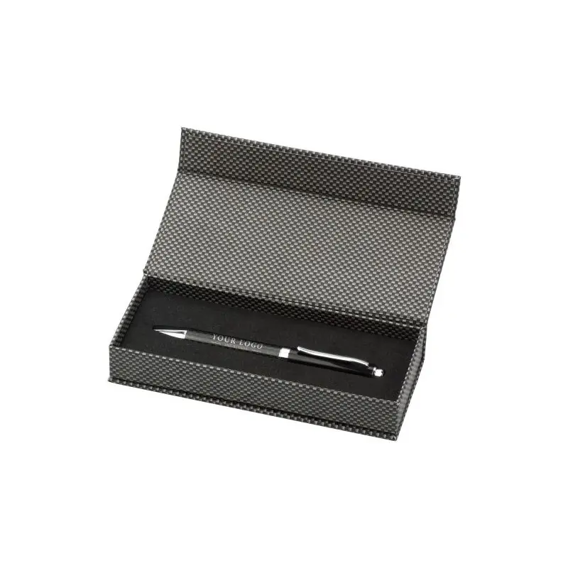 Stylo bille personnalisé twist - Lindsey Matières : EVA Couleurs : rouge cadeau entreprise pas cher