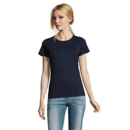 T-Shirt Femme Personnalisé 190g Confort et Style - Imperial Women Matières : coton Taille textile : M Couleurs : violet foncé ca