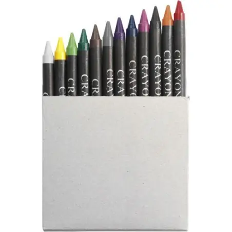 Set de 12 crayons publicitaires personnalisés Paulina Matières : élasthanne Taille textile : XXL Couleurs : rouge