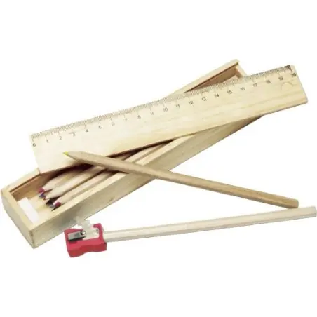 Plumier en bois Carmelita : Élégance et Praticité