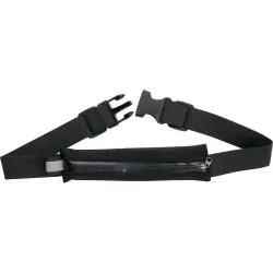 Sac banane imperméable personnalisé Karolina Matières : élasthanne Taille textile : L Couleurs : noir