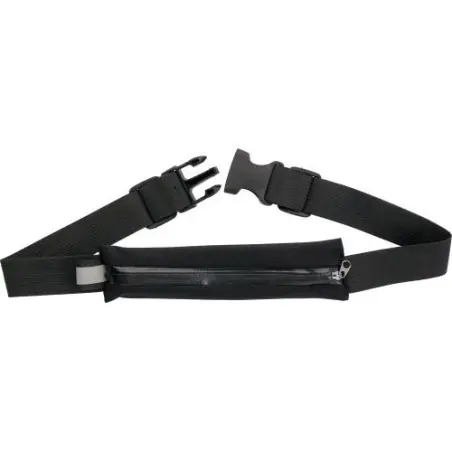 Sac banane imperméable personnalisé Karolina Matières : élasthanne Taille textile : L Couleurs : noir