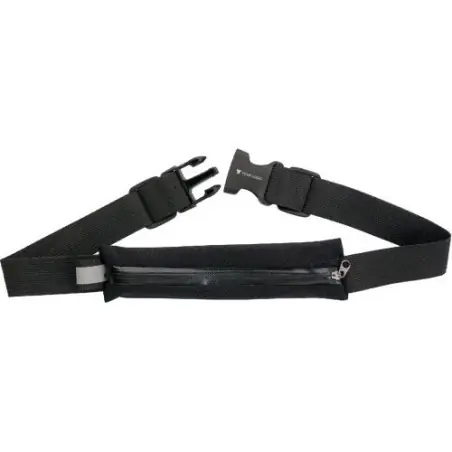 Sac banane imperméable personnalisé Karolina Matières : élasthanne Taille textile : L Couleurs : noir cadeau entreprise pas cher