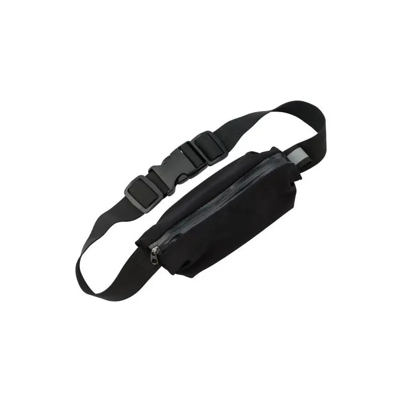 Sac banane imperméable personnalisé Karolina Matières : élasthanne Taille textile : L Couleurs : noir goodies publicitaire événe