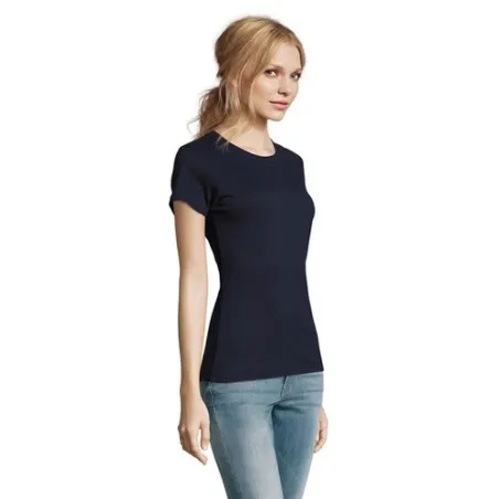 T-Shirt Femme Personnalisé 190g Confort et Style - Imperial Women Matières : coton Taille textile : XXL Couleurs : bleu caraïbes