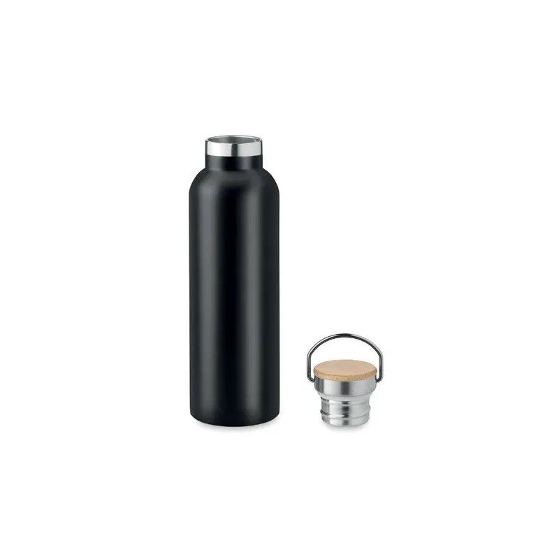 Bouteille isotherme double paroi 750ml personnalisée - Helsinki Matières : coton Taille textile : M Couleurs : french navy impre
