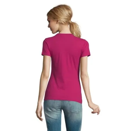 T-Shirt Femme Personnalisé 190g Confort et Style - Imperial Women Matières : coton Taille textile : L Couleurs : bleu caraïbes g