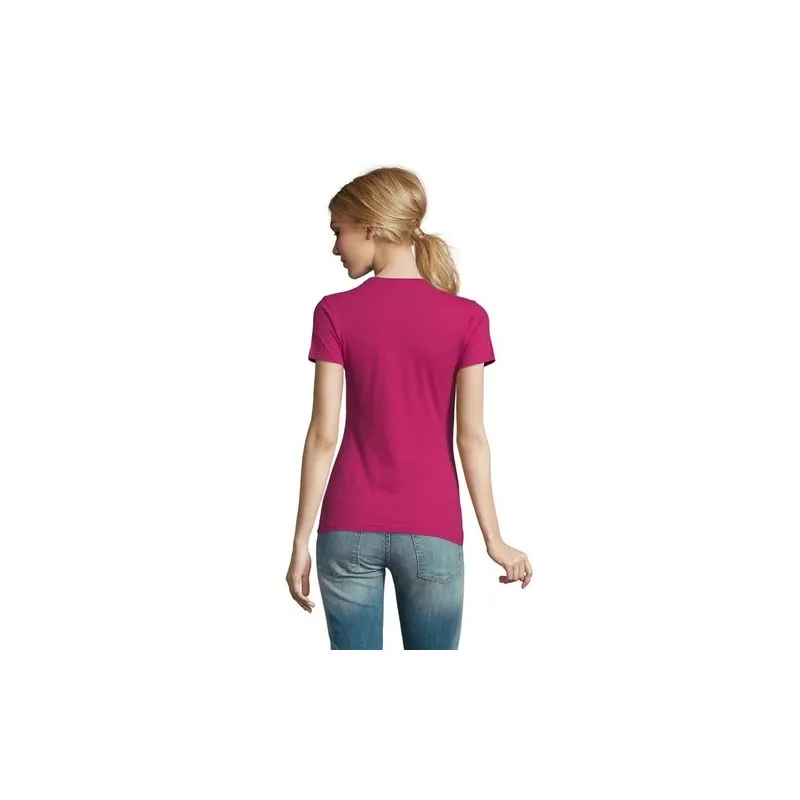 T-Shirt Femme Personnalisé 190g Confort et Style - Imperial Women Matières : coton Taille textile : XXL Couleurs : vert bouteill