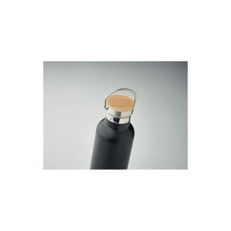 Bouteille isotherme double paroi 750ml personnalisée - Helsinki Matières : coton Taille textile : M Couleurs : french navy acces