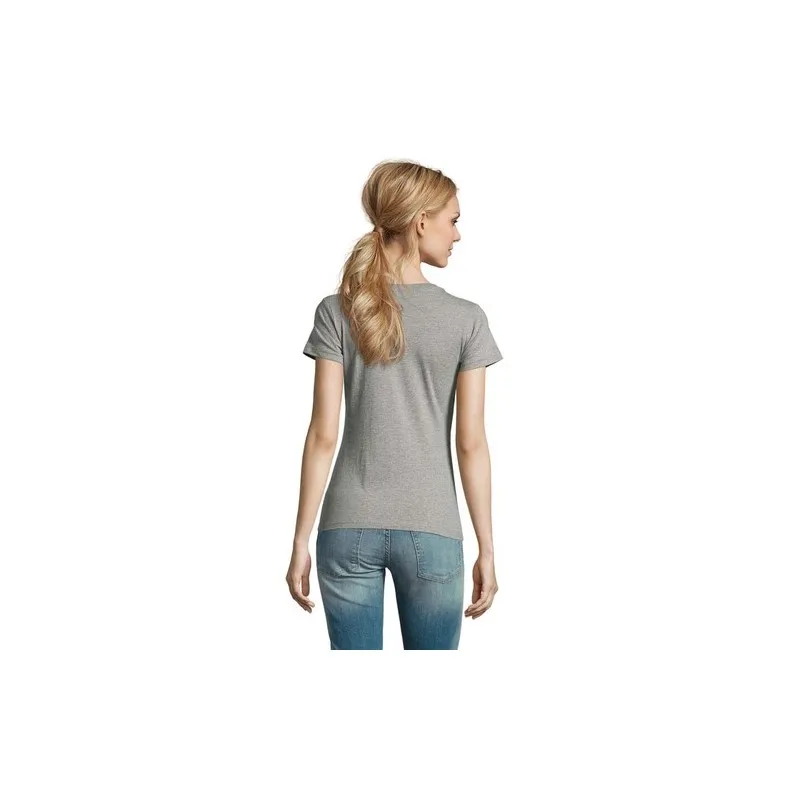T-Shirt Femme Personnalisé 190g Confort et Style - Imperial Women Matières : coton Taille textile : M Couleurs : vert bouteille 