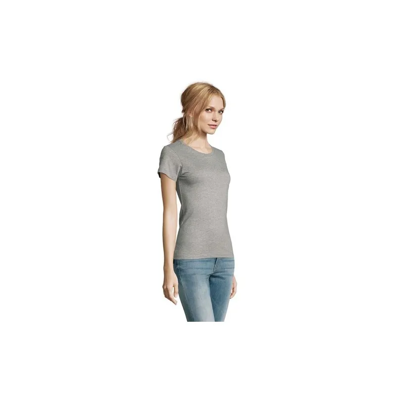 T-Shirt Femme Personnalisé 190g Confort et Style - Imperial Women Matières : coton Taille textile : L Couleurs : vert bouteille 