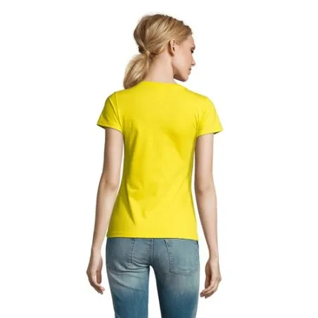 T-Shirt Femme Personnalisé 190g Confort et Style - Imperial Women Matières : coton Taille textile : S Couleurs : bleu denim good
