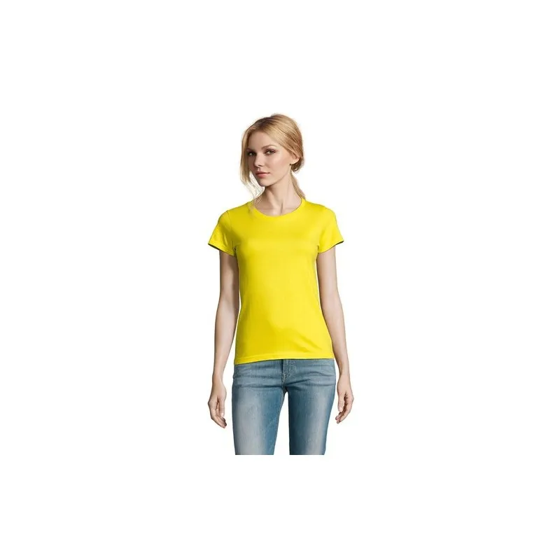 T-Shirt Femme Personnalisé 190g Confort et Style - Imperial Women Matières : coton Taille textile : 3XL Couleurs : french navy o