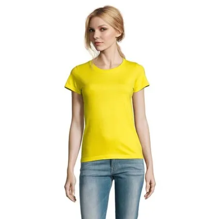 T-Shirt Femme Personnalisé 190g Confort et Style - Imperial Women Matières : coton Taille textile : M Couleurs : french navy liv