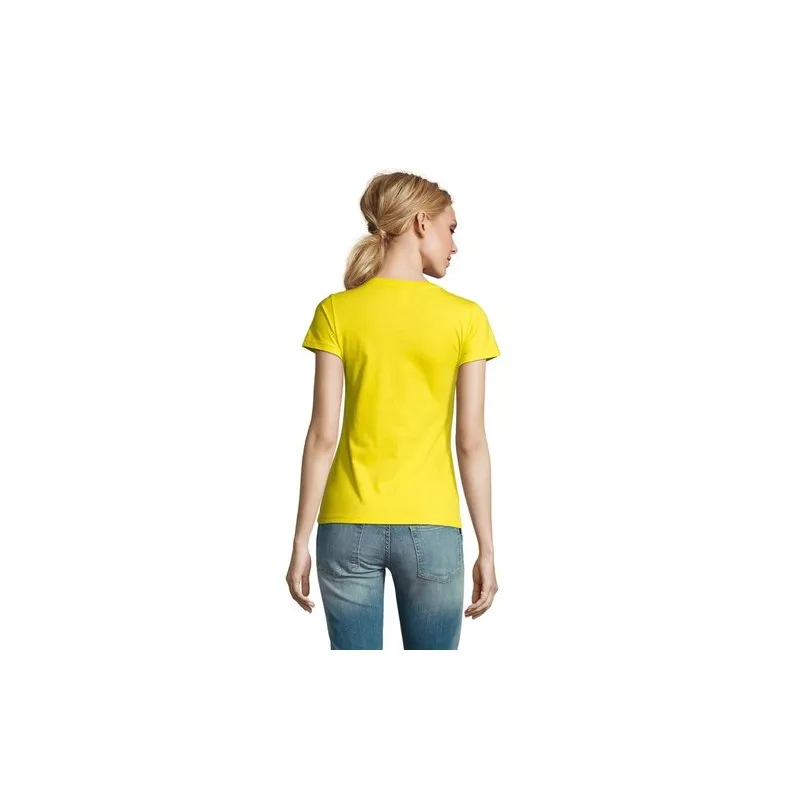 T-Shirt Femme Personnalisé 190g Confort et Style - Imperial Women Matières : coton Taille textile : M Couleurs : french navy goo