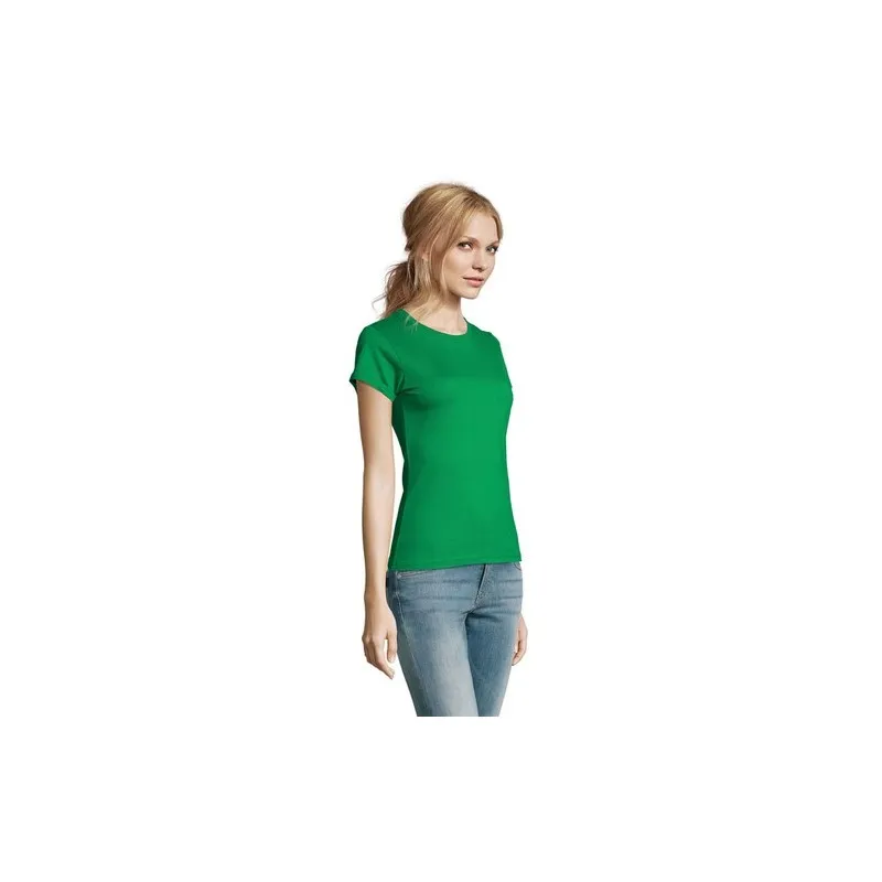 T-Shirt Femme Personnalisé 190g Confort et Style - Imperial Women Matières : coton Taille textile : S Couleurs : french navy cad
