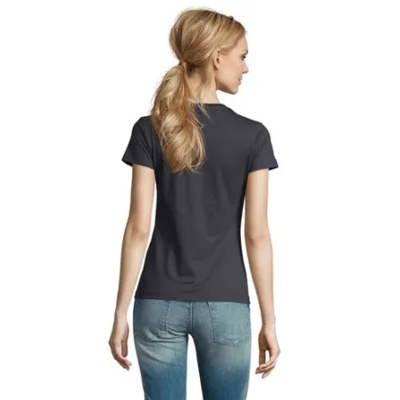 T-Shirt Femme Personnalisé 190g Confort et Style - Imperial Women Matières : coton Taille textile : XL Couleurs : vert pomme cad