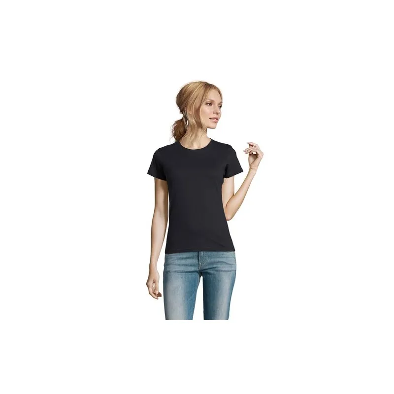 T-Shirt Femme Personnalisé 190g Confort et Style - Imperial Women Matières : coton Taille textile : M Couleurs : vieux rose obje