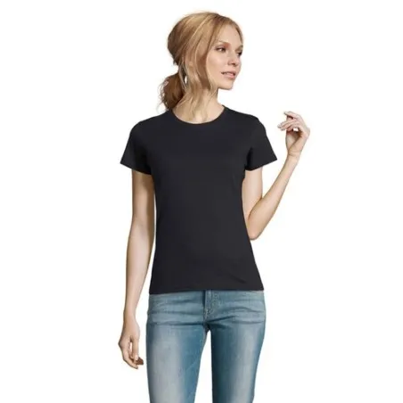 T-Shirt Femme Personnalisé 190g Confort et Style - Imperial Women Matières : coton Taille textile : M Couleurs : vieux rose obje