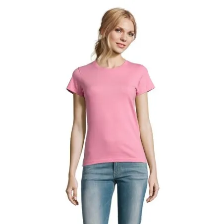 T-Shirt Femme Personnalisé 190g Confort et Style - Imperial Women Matières : coton Taille textile : XL Couleurs : vieux rose goo
