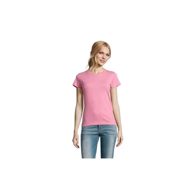 T-Shirt Femme Personnalisé 190g Confort et Style - Imperial Women Matières : coton Taille textile : XXL Couleurs : vieux rose pe