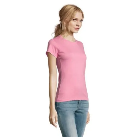 T-Shirt Femme Personnalisé 190g Confort et Style - Imperial Women Matières : coton Taille textile : XXL Couleurs : vieux rose ob